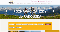 Desktop Screenshot of datour.cz